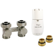 Комплект Vario Term Standard V Trendy прямой, латунь белый (PRNYGS05106C/FP)