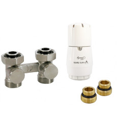 Комплект Vario Term Standard V Trendy прямой, латунь белый (PRNYGS05106C/FP)