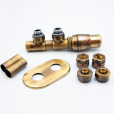 Комплект Vario Term TWINS All In One кутовий правий, антична латунь (ATSGS0211CFK/P(Cu))