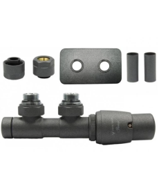 Комплект Vario Term TWINS All In One кутовий правий, структурний графіт (ATSGS0205CFK/P(Cu)) Комплект Vario Term TWINS All In One кутовий правий, структурний графіт (ATSGS0205CFK/P(Cu))