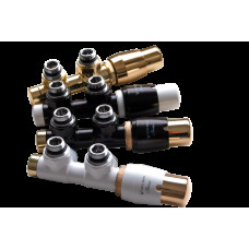 Комплект Vario Term TWINS GLAMOUR All In One кутовий лівий, золото матовий (APTSGS0225CFK/L(PEX))