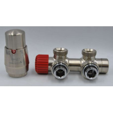 Комплект Vario Term TWINS кутовий лівий, нікель шліфований (TSGS0208CFK/L)