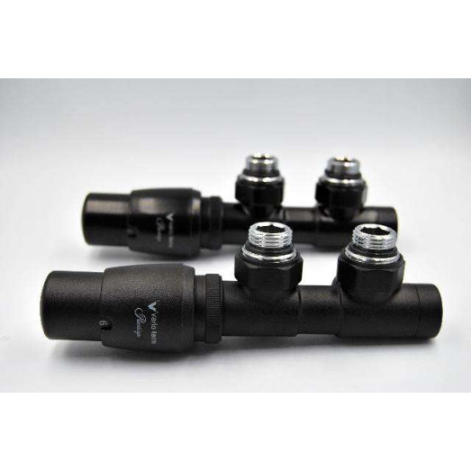 Комплект Vario Term TWINS кутовий лівий, структурний чорний (TSGS0214CFK/L)