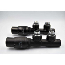 Комплект Vario Term TWINS кутовий правий, структурний чорний (TSGS0214CFK/P)