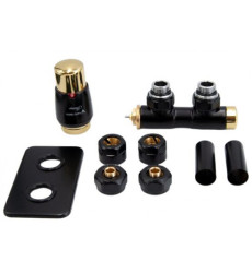 Комплект Vario Term TWINS GLAMOUR All In One кутовий правий, золото матове (APTSGS0223CFK/P(PEX))