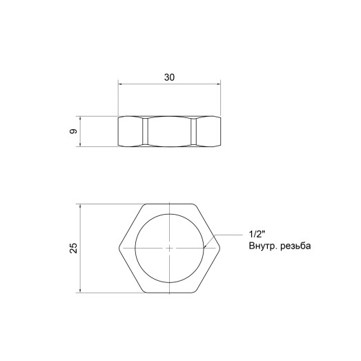 Контргайка SD Plus 1/2" SD40115
