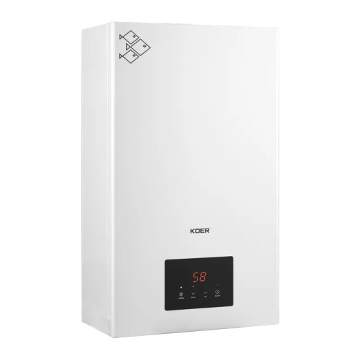 Котел електричний одноконтурний KOER KWH.E0112 WHITE 12 кВт (KR5561)