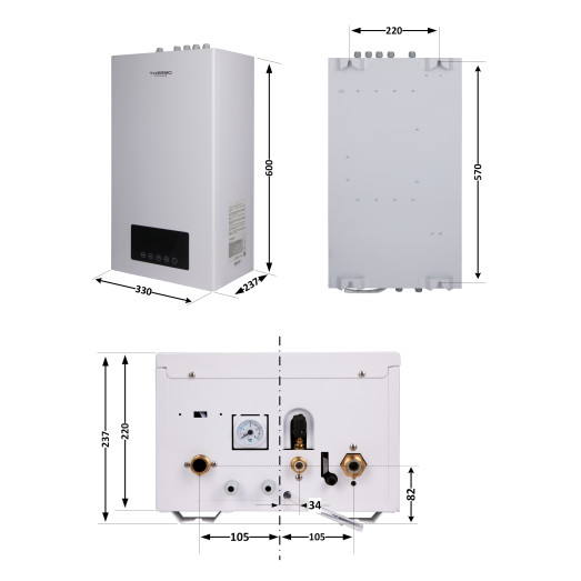 Котел електричний Thermo Alliance 18 кВт (TA149DCN18)
