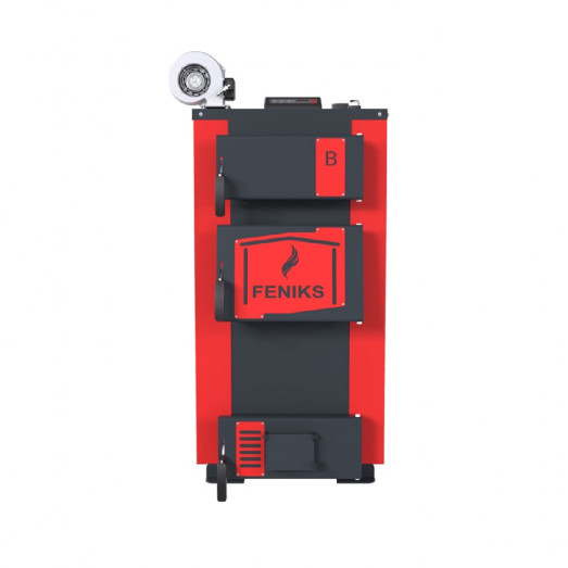 Котел твердопаливний Feniks B Plus 25 кВт 250 м2 (FBA25)
