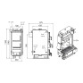 Котел твердотопливный стальной Thermo Alliance Ferrum V 5.0 FSF 16 (FSF16V50)