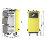 Котел твердотопливный стальной Thermo Alliance Ferrum W V 5.0 FW 22 (FW22V50)