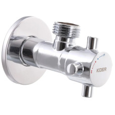 Кран для подключения сантехприборов Koer 1/2x1/2 (KR.517) (KR0108)