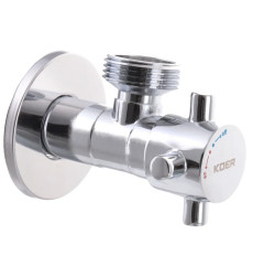 Кран для подключения сантехприборов KOER 1/2x3/4 (KR.517) (KR0109)