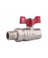 Кран кульовий "Американка" SD Forte 1" прямий SF220W25