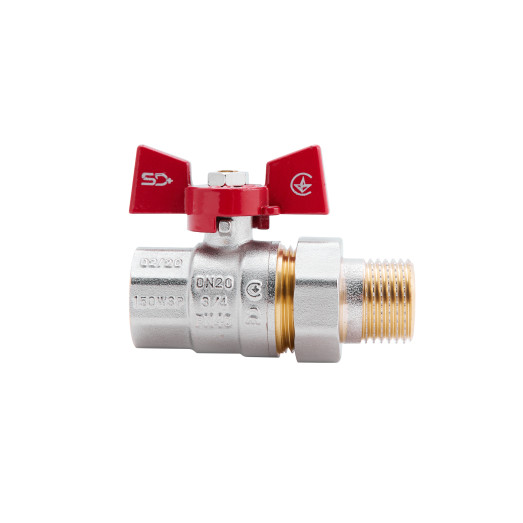 Кран шаровой "Американка" SD Plus 3/4" ВЗ прямой SD220NW20PN40