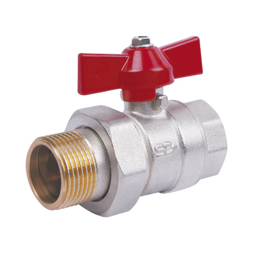 Кран шаровой "Американка" SD Plus прямой 3/4" ВЗ SD221W20