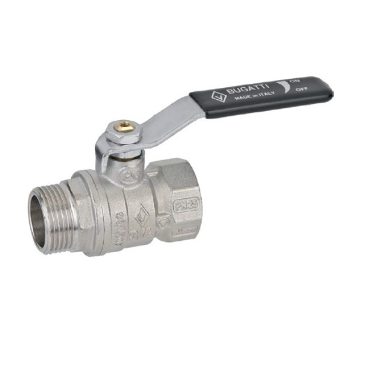 Кран шаровой Bugatti Arizona PN30 1 1/4" внутренняя-внешняя (06060109)