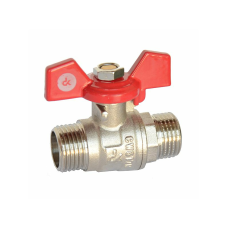 Кран кульовий Derkaliber Kraft 1/2" Зовнішня-Зовнішня (DK.105.15)