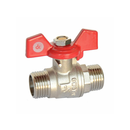 Кран кульовий Derkaliber Kraft 1/2" Зовнішня-Зовнішня (DK.105.15)