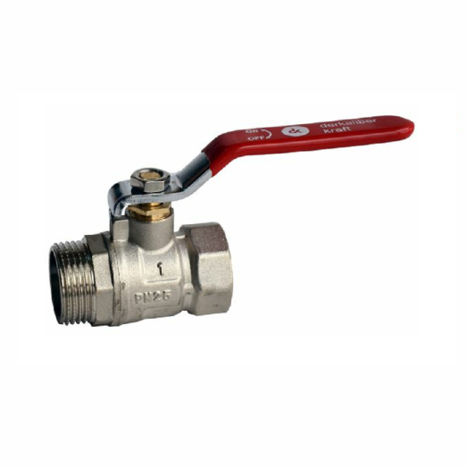Кран кульовий Derkaliber Kraft 3/4" Внутрішня-Зовнішня (DK.102.20)
