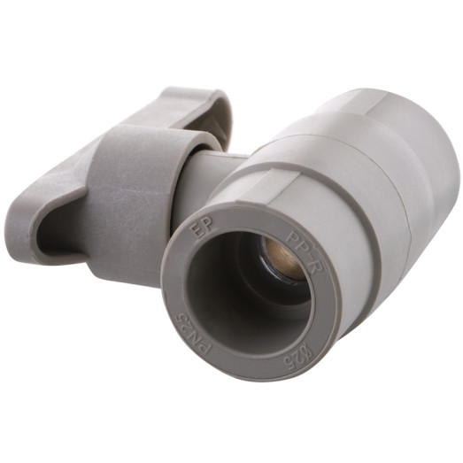 Кран кульовий EUROPRODUCT EP.0116 - 25x25 (сталева куля) (EP4041)