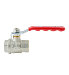 Кран кульовий ГГВ Koer Extreme KE.214-15 - 1/2" FF ручка "важіль" червона (KR5744)
