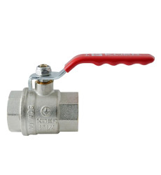 Кран кульовий ГГВ Koer Extreme KE.214-32 - 1 1/4" FF ручка "важіль" червона (KR5747)