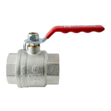 Кран кульовий ГГВ Koer Extreme KE.214-50 - 2" FF ручка "важіль" червона (KR5749)