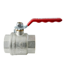 Кран кульовий ГГВ Koer Extreme KE.214-50 - 2" FF ручка "важіль" червона (KR5749)