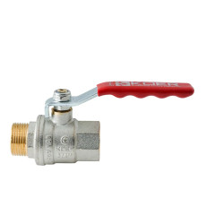 Кран кульовий ГШВ Koer Extreme KE.215-20 - 3/4" FM ручка "важіль" червона (KR5751)