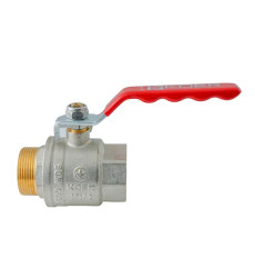 Кран кульовий ГШВ Koer Extreme KE.215-40 - 1 1/2" FM ручка "важіль" червона (KR5754)