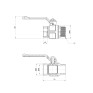 Кран шаровой Icma 1" прямой №352 (87352AF11)