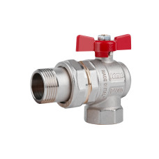 Кран шаровой Icma FAR. ROSSA 1" угловой №361 (87361AF11)
