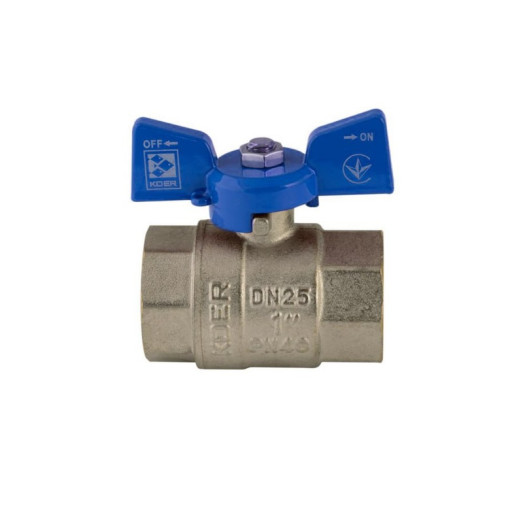 Кран кульовий Koer 1" ГГМ (KR.217.B) синій (KR2718)