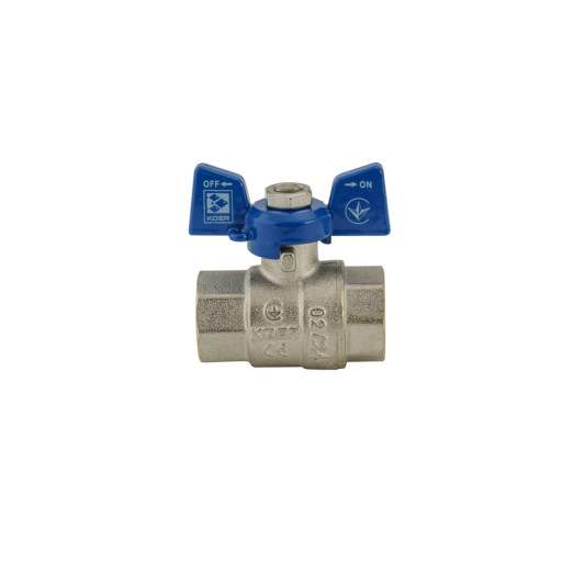 Кран кульовий Koer 1/2" ГГМ (KR.217.B) синій (KR2719)