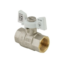 Кран кульовий KOER 1/2" ГГМ (KR.217.W) білий (KR0177)