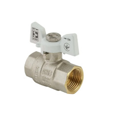 Кран кульовий KOER 1/2" ГГМ (KR.217.W) білий (KR0177)