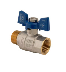 Кран кульовий Koer 1/2" ГШМ (KR.218.B) синій (KR2722)