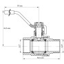 Кран кульовий Koer 1/2" ГШВ (KR.215) (KR0037)