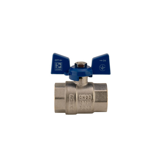 Кран кульовий Koer 3/4" ГГМ (KR.217.B) синій (KR2720)
