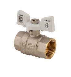 Кран кульовий Koer 3/4" ГГМ (KR.217.W) білий (KR0179)