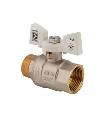 Кран кульовий KOER 3/4" ГШМ (KR.218.W) білий (KR0183)