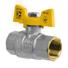 Кран шаровой Koer KG.207 - 3/4" FF ГГБ (газ) (KR4959)
