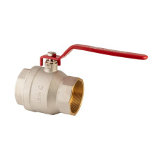 Кран шаровой Koer KR.214 - 3" FF ГГР (ручка "рычаг" красная) (KR4951)