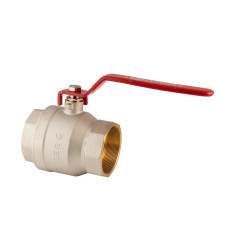 Кран шаровой Koer KR.214 - 3" FF ГГР (ручка "рычаг" красная) (KR4951)