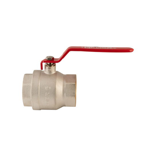 Кран шаровой Koer KR.214 - 3" FF ГГР (ручка "рычаг" красная) (KR4951)