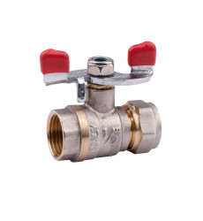 Кран кульовий обтискний Valve 16х1/2" ВР SV329W1516