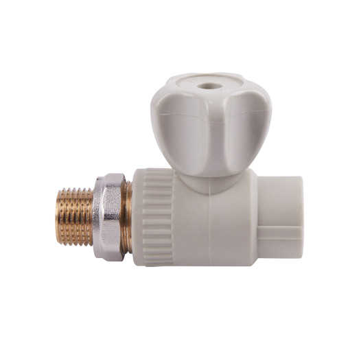 Кран шаровой радиаторный PPR Alfa Plast 20х1/2" прямой (APSRBB2012X)