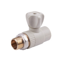 Кран кульовий радіаторний PPR Alfa Plast 25х3/4" прямий (APSRBB2534X)
