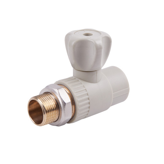 Кран кульовий радіаторний PPR Alfa Plast 25х3/4" прямий (APSRBB2534X)